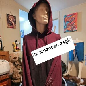 Long sleeve 2 tone hoodie